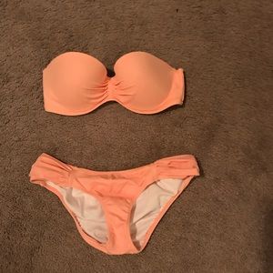 Victoria's Secret | Swim | Victorias Secret Peach Colored Strapless